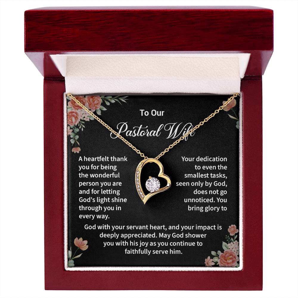 Christian Necklace Gift for Pastoral Wife – With Message Card