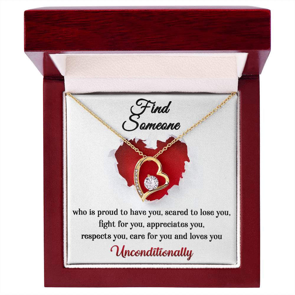 Romantic Necklace Gift for Her – Love You Unconditionally