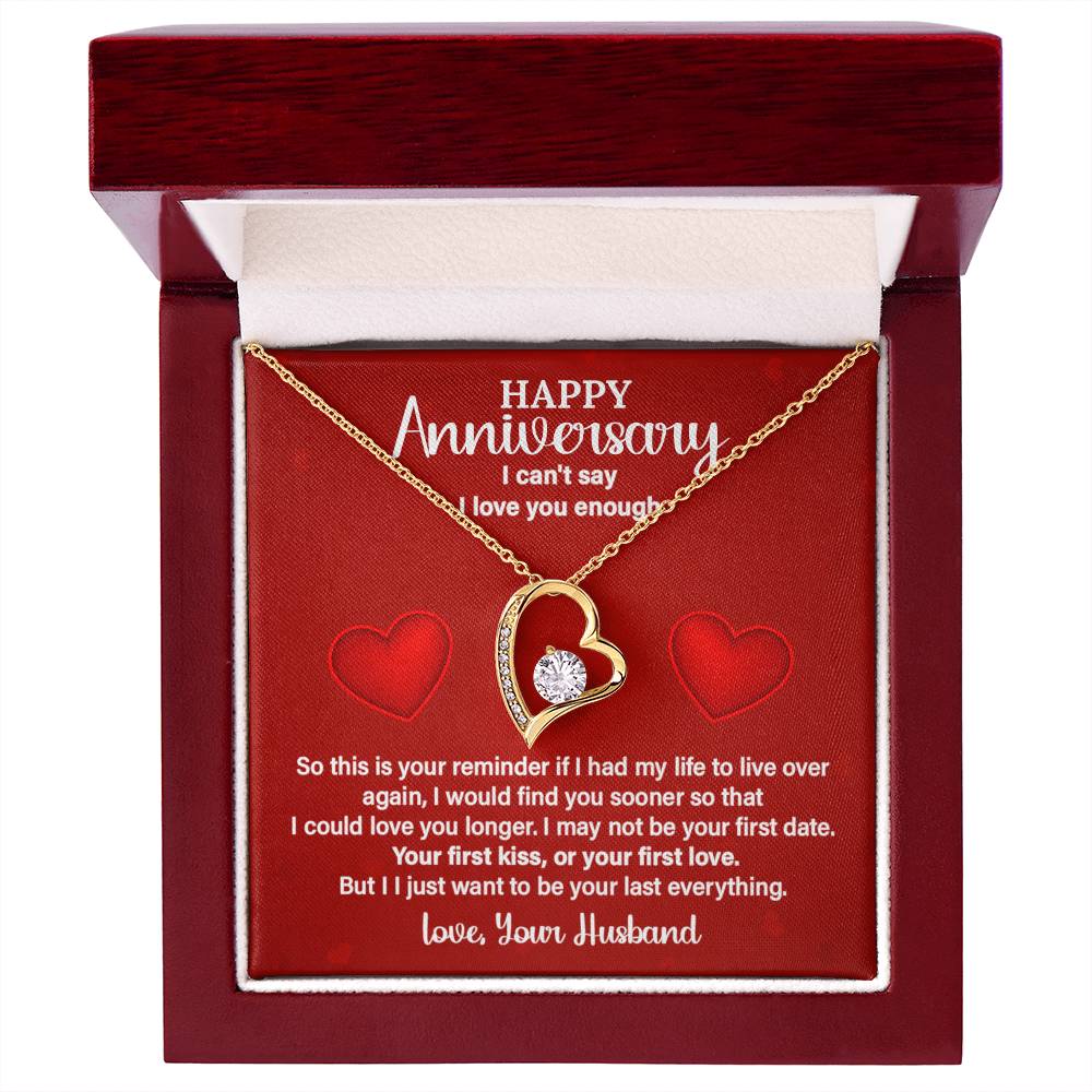 Anniversary Necklace – Promise Gift For Wife