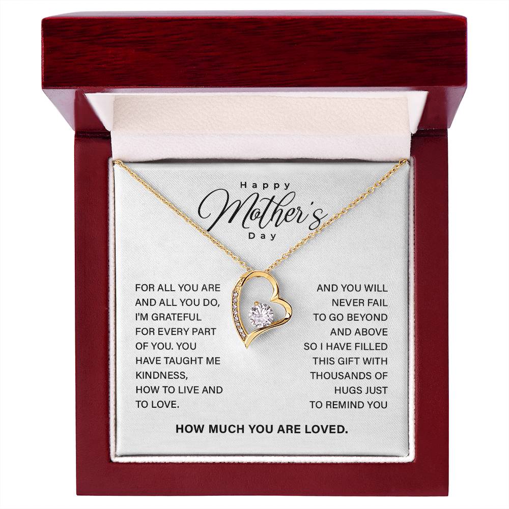 Mother’s Day Necklace Gift with Keepsake Message Card