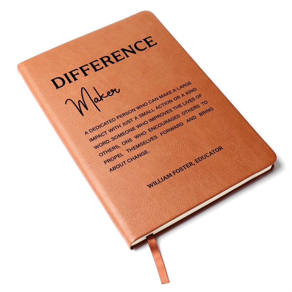 Differance make a dedicated person who can make a larger impact(Name)