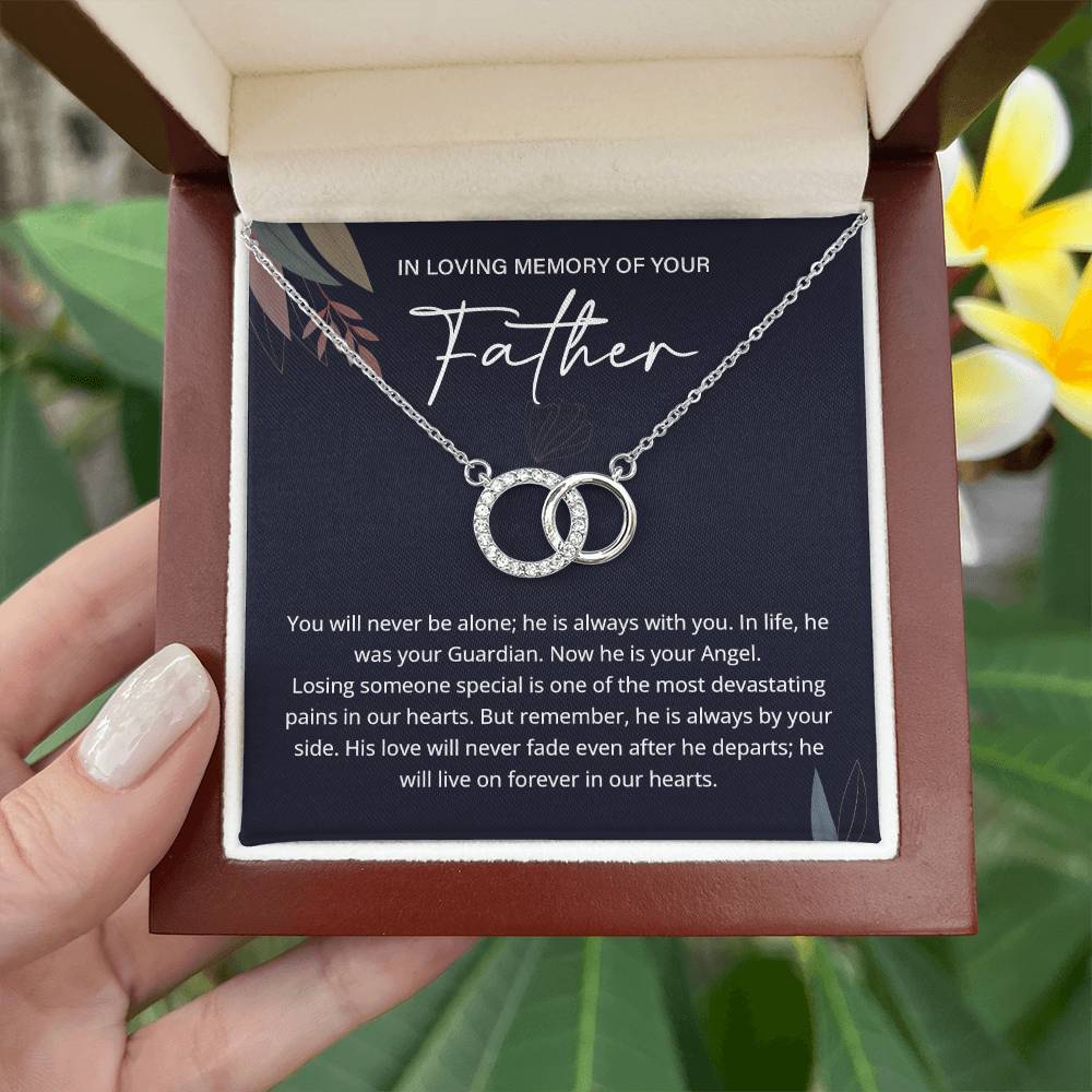 Memorial Necklace for Daughter – Tribute to Her Father