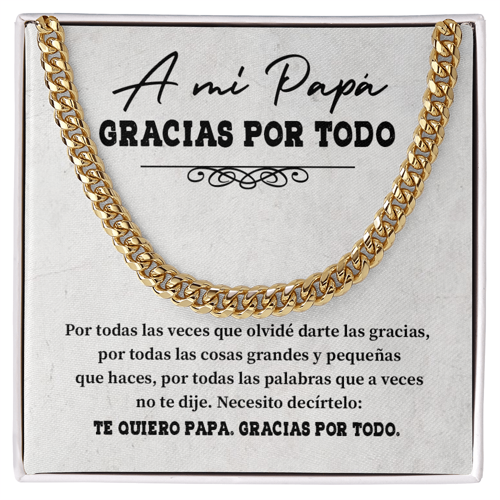 A Mi Papá Gracias por Todo Te Quiero Siempre