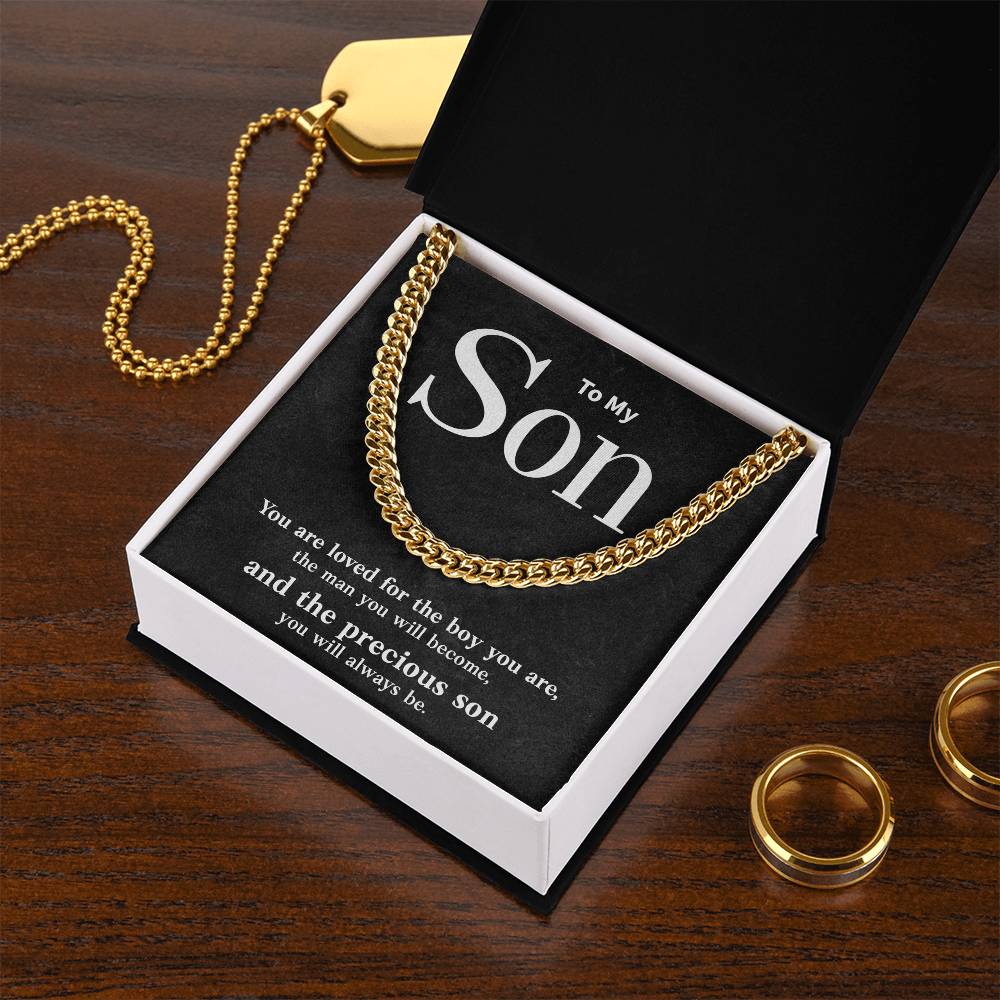 Inspirational Gift for Son From Parents With Message Card
