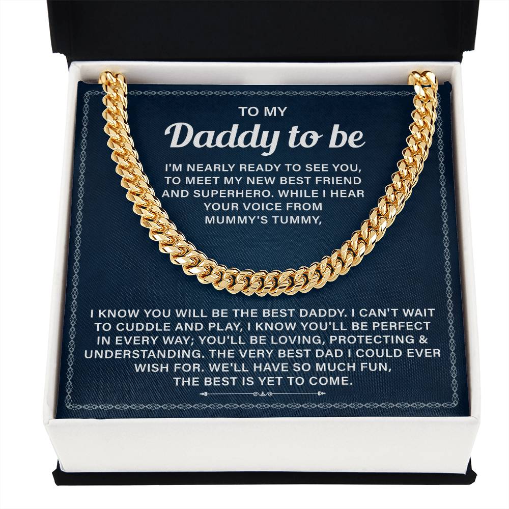Dad To Be Gifts For 1st Time Dad Necklace With Message Card