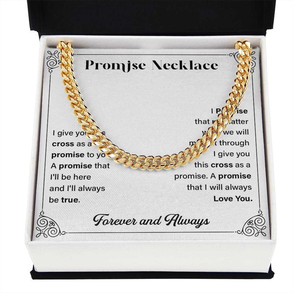 Promise Necklace for Him – Forever And Always.