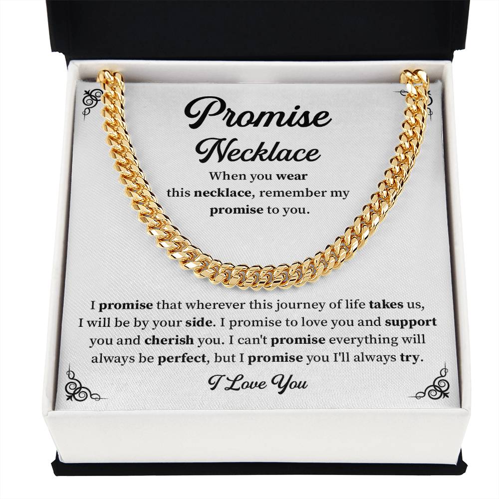 Promise Necklace Gift For Husband