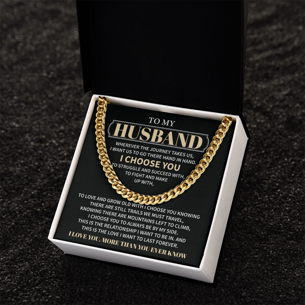 Meaningful Chain Gift for Husband from Wife