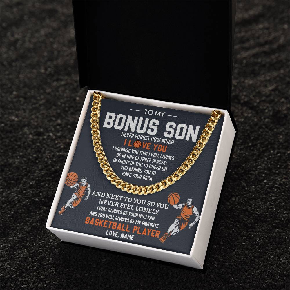 Bonus Son Basketball Necklace with Gift Card