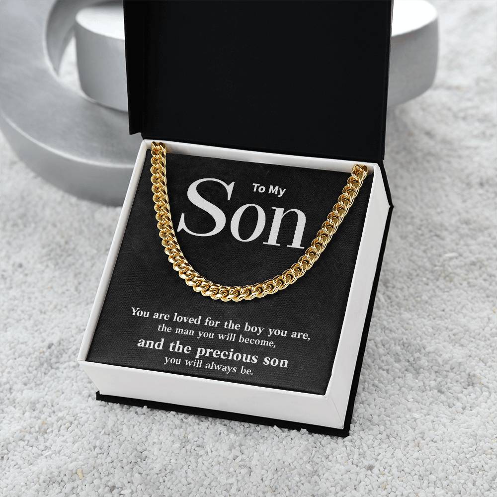 Inspirational Gift for Son From Parents With Message Card