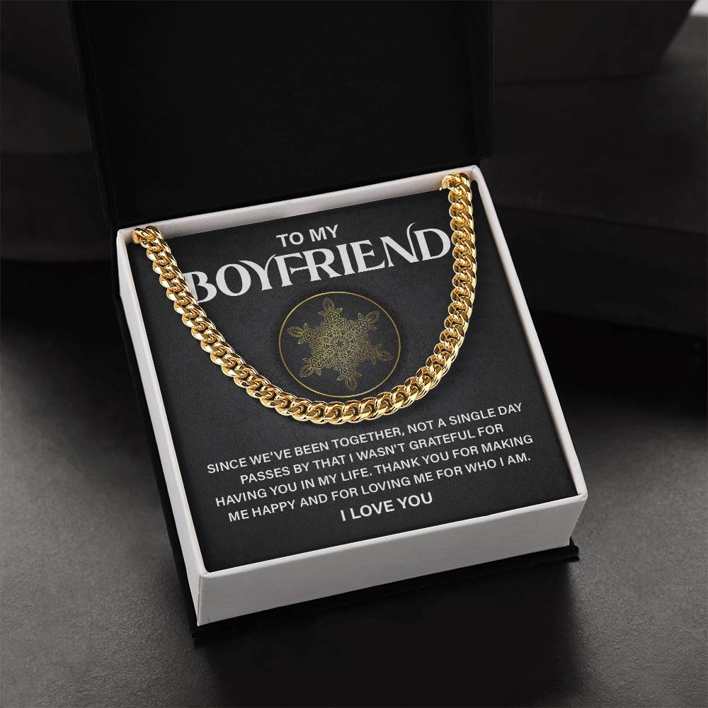 Boyfriend Appreciation Gift – Necklace & Card Set