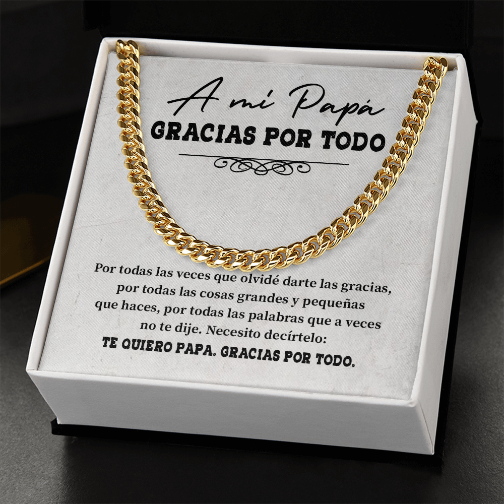 A Mi Papá Gracias por Todo Te Quiero Siempre