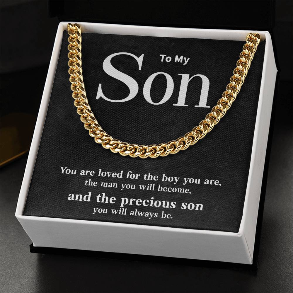 Inspirational Gift for Son From Parents With Message Card