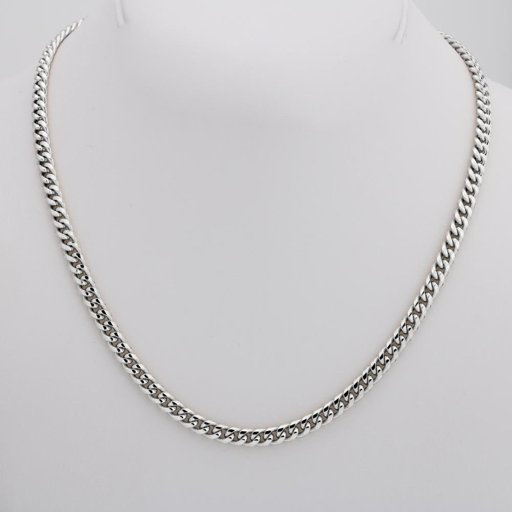 To My Grandson Cuban Chain Necklace, Never Forget How Much I Love You Birthday Christmas Necklace Gifts.