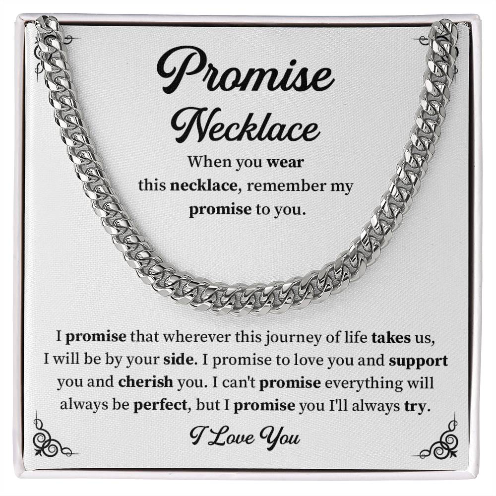 Promise Necklace Gift For Husband