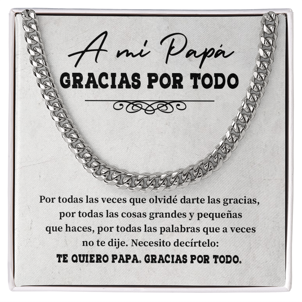 A Mi Papá Gracias por Todo Te Quiero Siempre