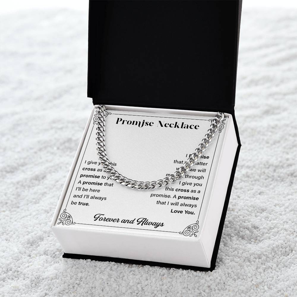 Promise Necklace for Him – Forever And Always.