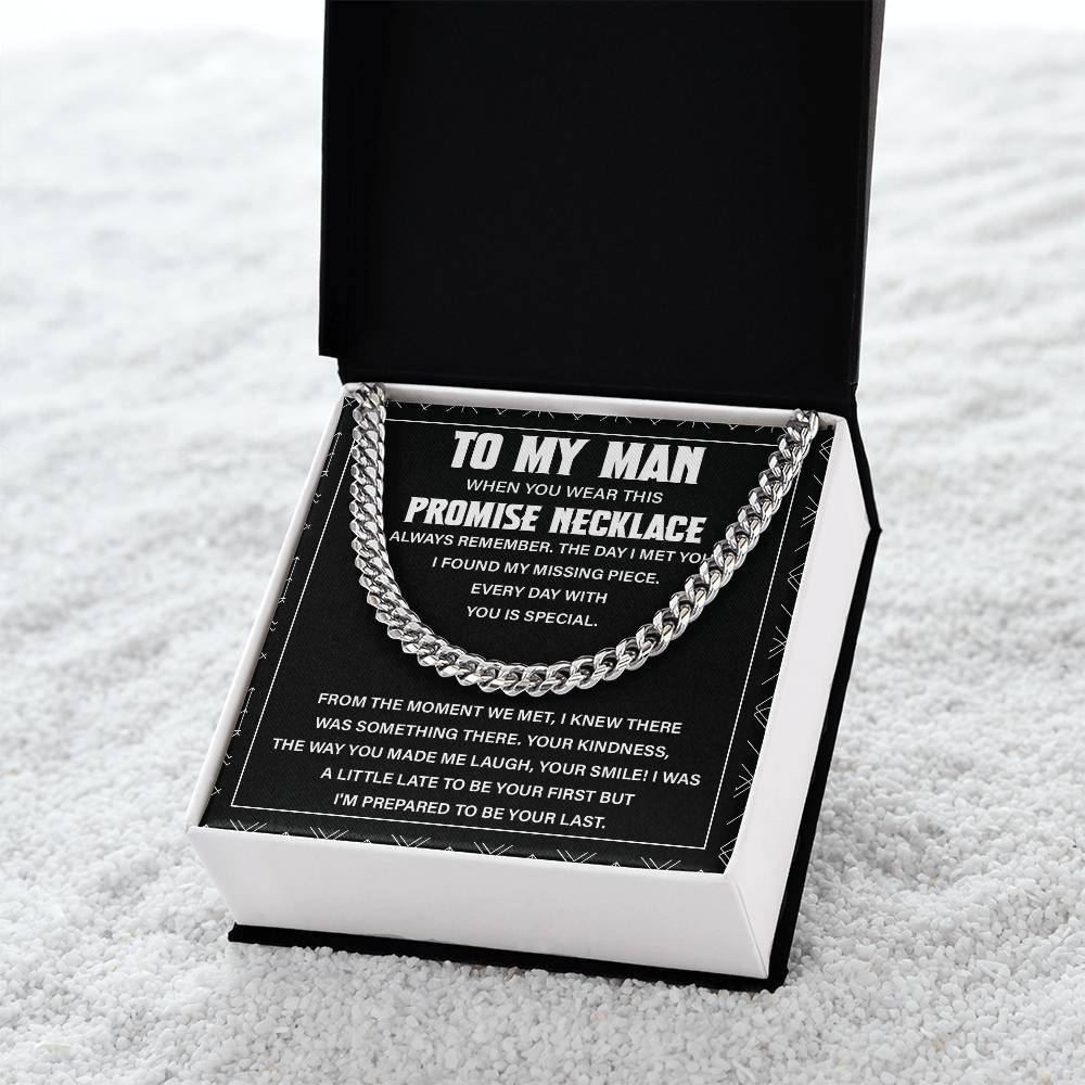 To My Man Necklace – Promise Gift