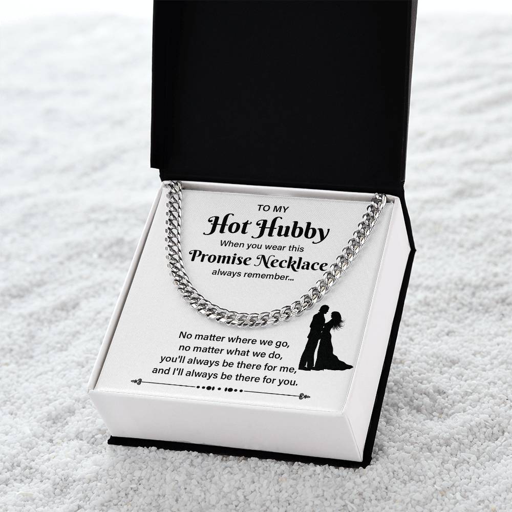 Hot Hubby Necklace Gift – with Message Card
