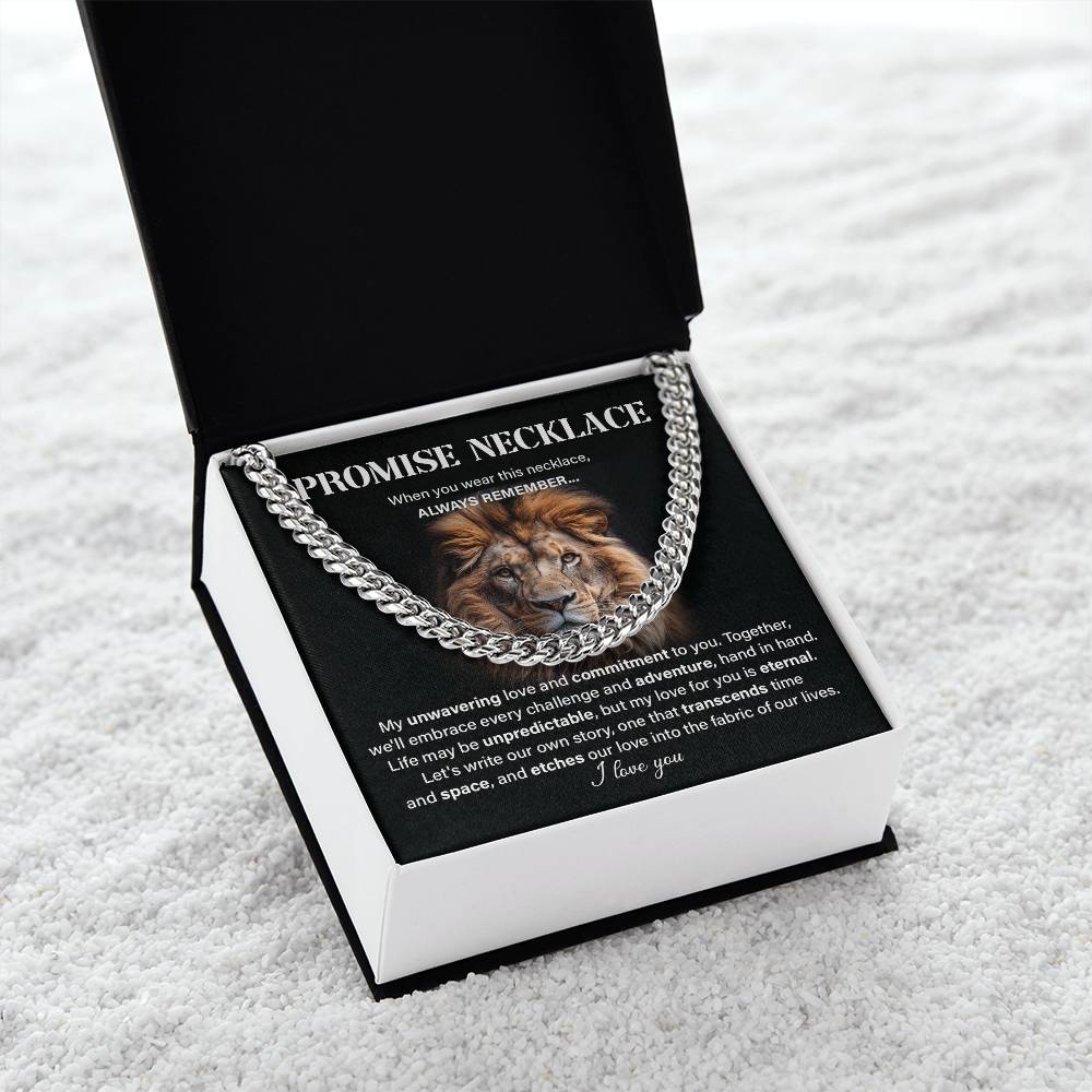 Promise neckless my unwavering love.