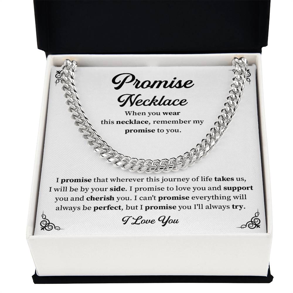 Promise Necklace Gift For Husband