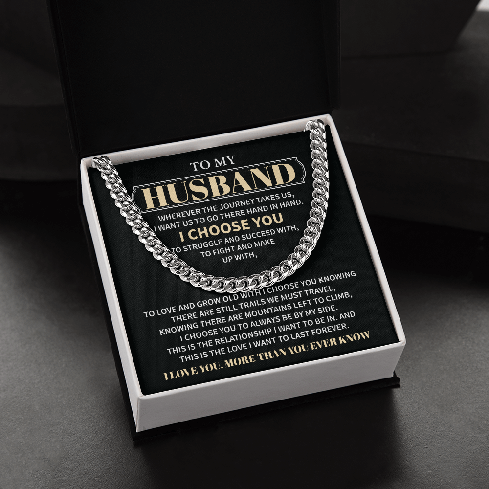Meaningful Chain Gift for Husband from Wife