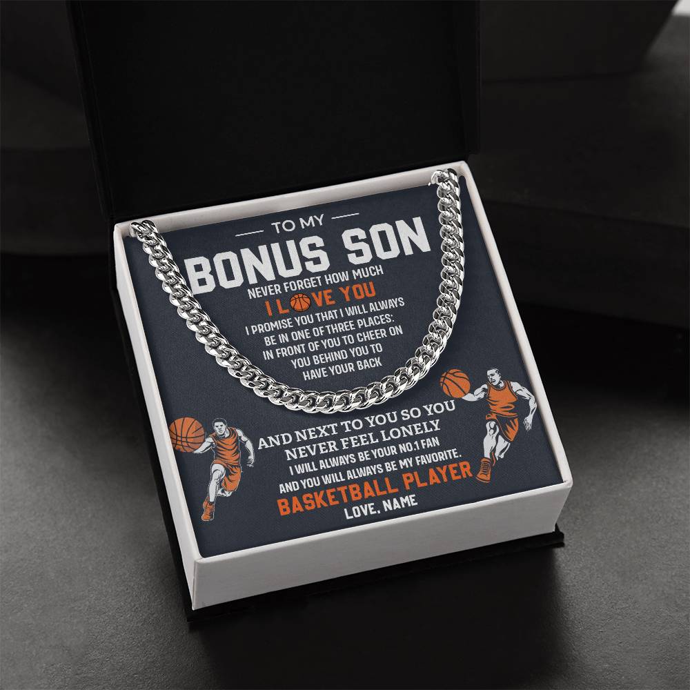 Bonus Son Basketball Necklace with Gift Card