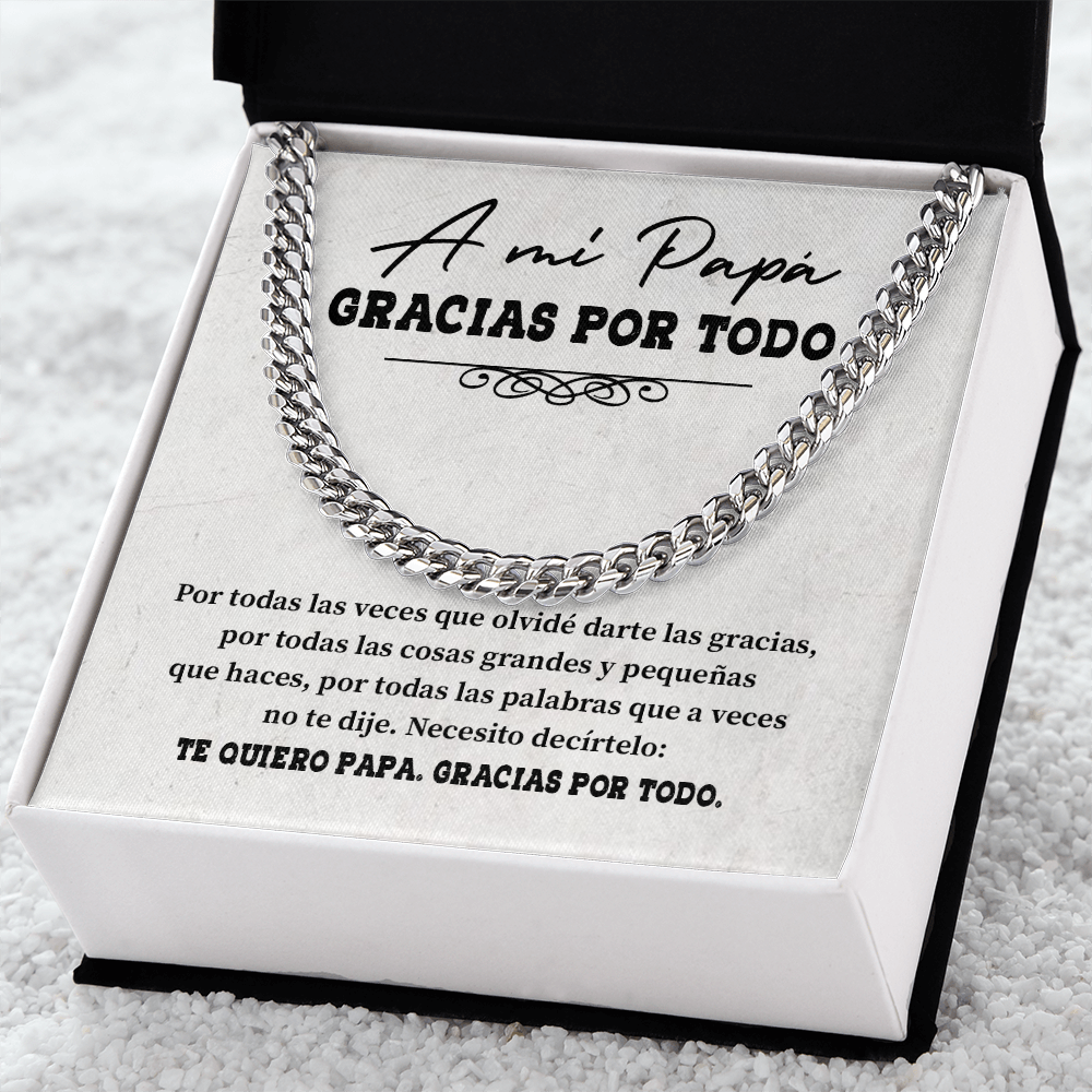 A Mi Papá Gracias por Todo Te Quiero Siempre