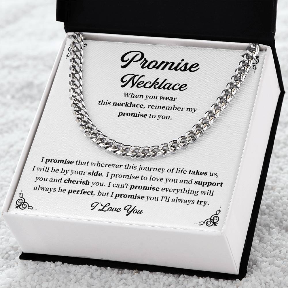 Promise Necklace Gift For Husband