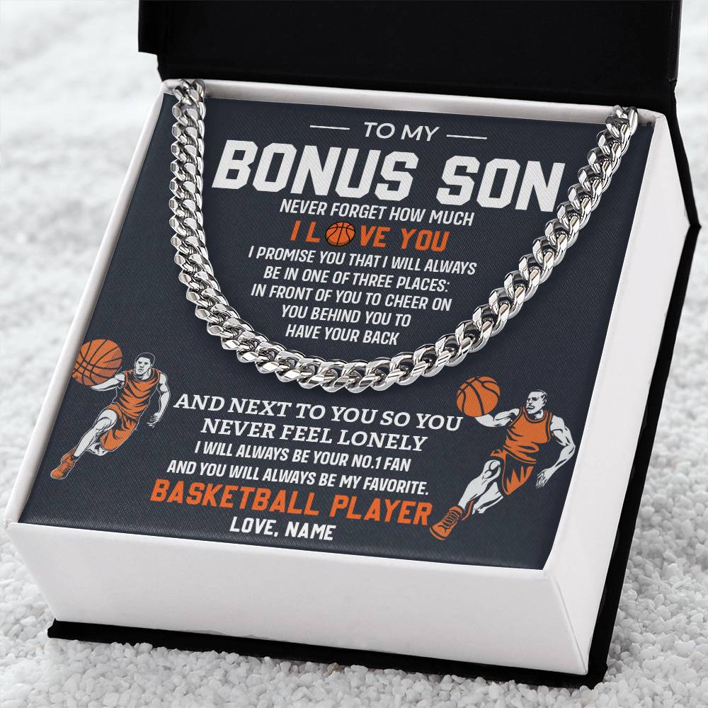 Bonus Son Basketball Necklace with Gift Card
