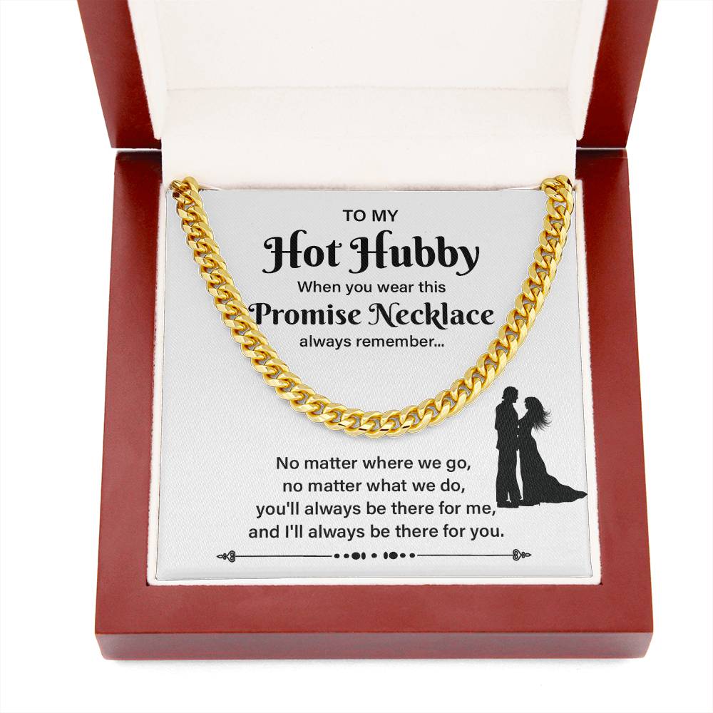 Hot Hubby Necklace Gift – with Message Card