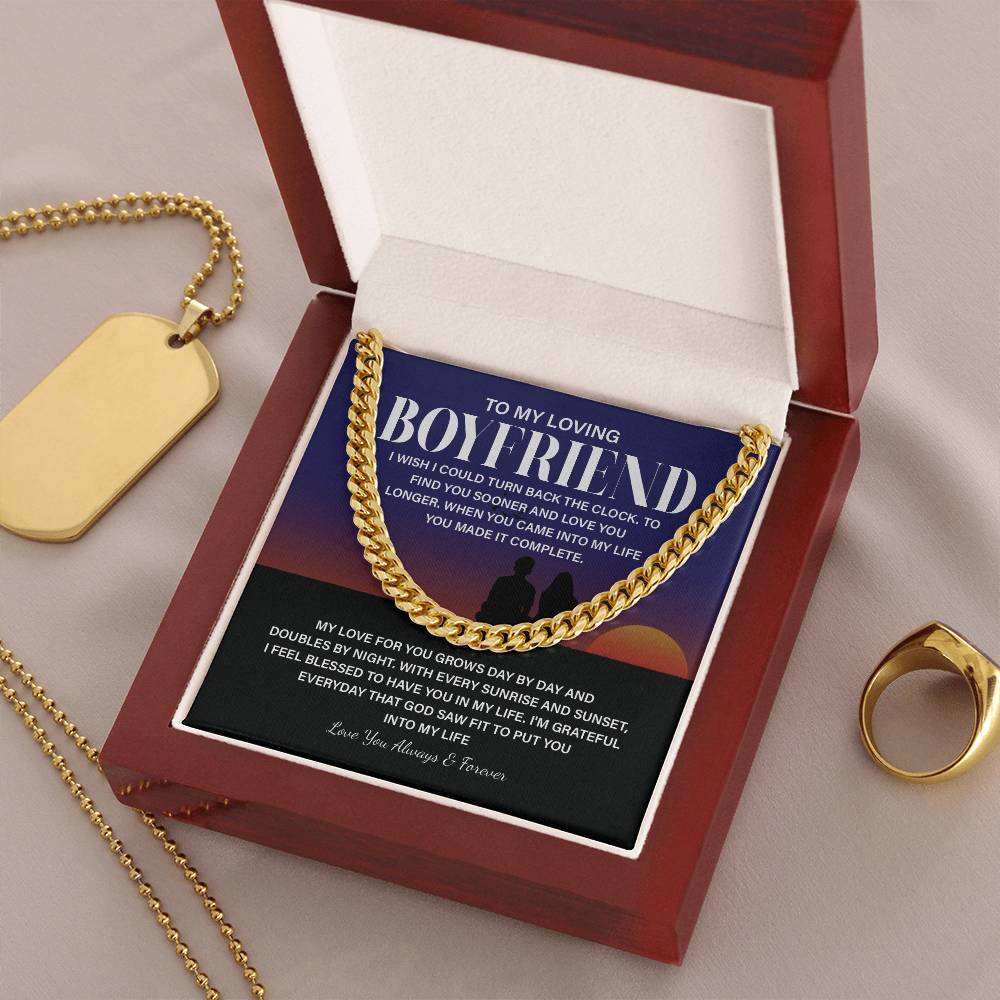 Boyfriend Chain Necklace Gift with Gift Box