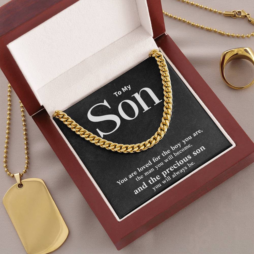 Inspirational Gift for Son From Parents With Message Card
