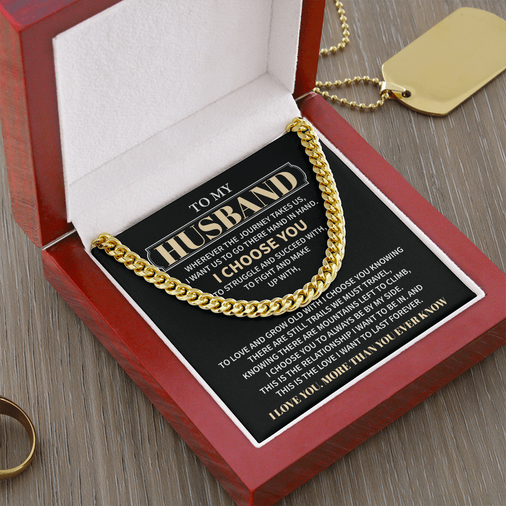 Meaningful Chain Gift for Husband from Wife