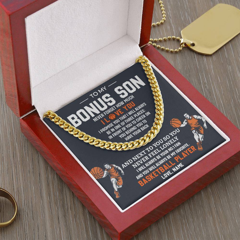 Bonus Son Basketball Necklace with Gift Card