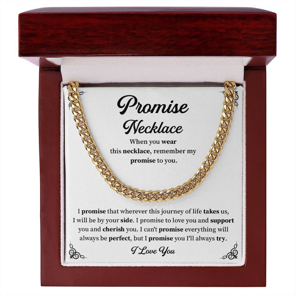 Promise Necklace Gift For Husband