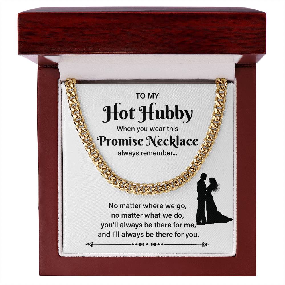 Hot Hubby Necklace Gift – with Message Card