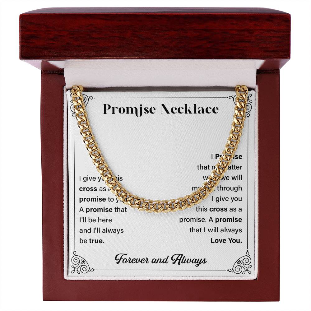 Promise Necklace for Him – Forever And Always.