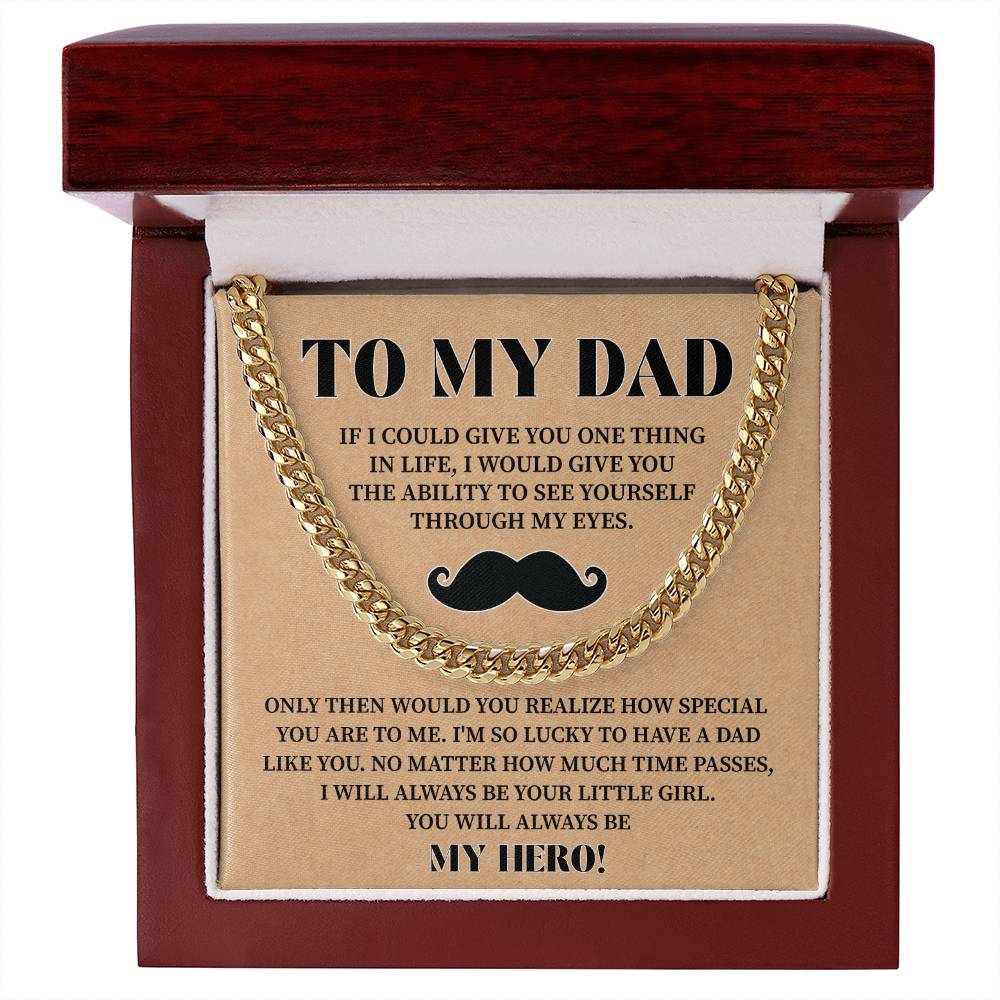 Dad Gift from Daughter with Touching Message Note
