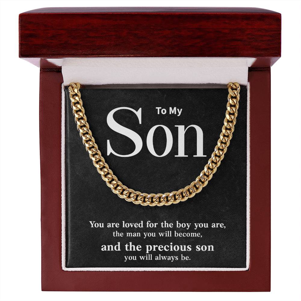 Inspirational Gift for Son From Parents With Message Card