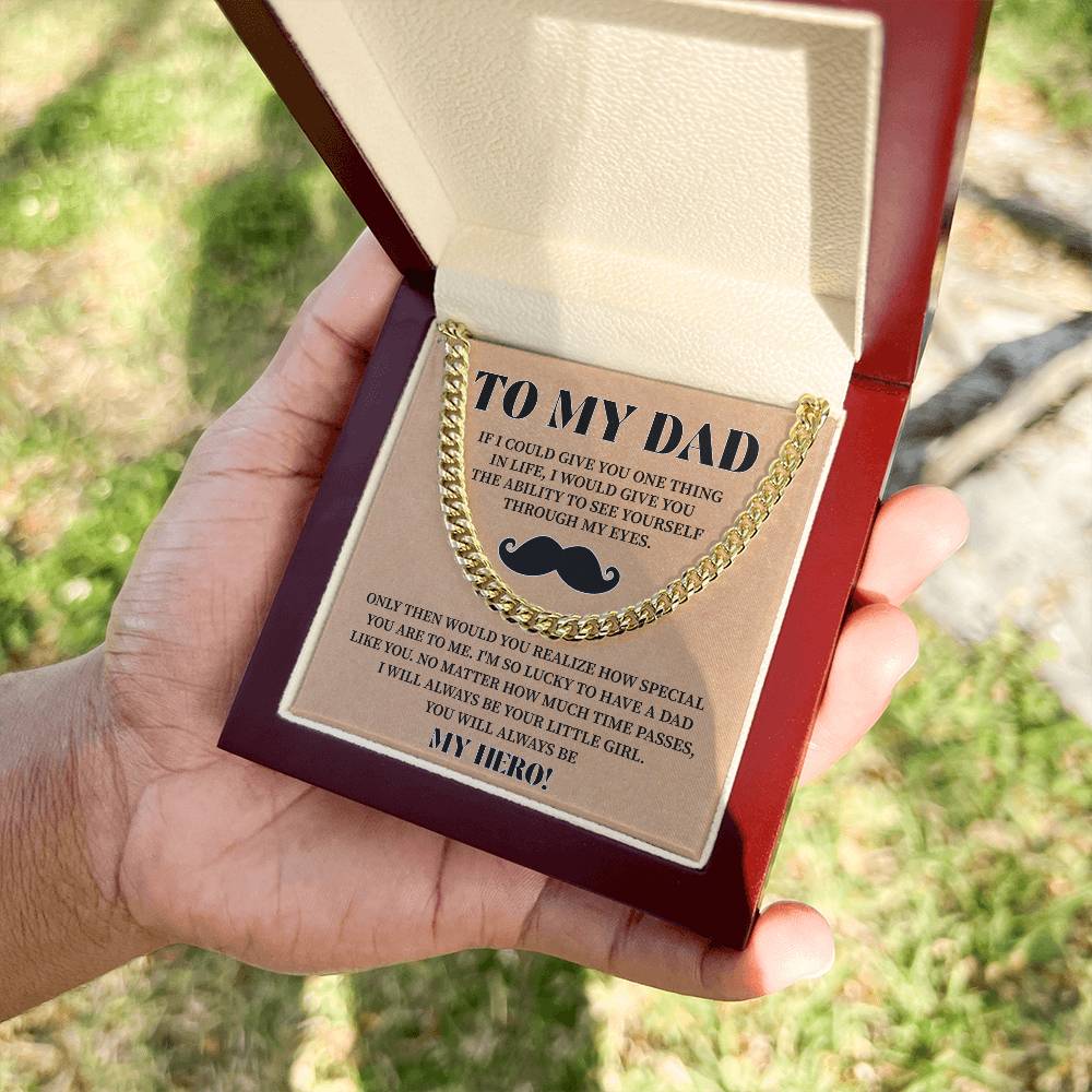 Dad Gift from Daughter with Touching Message Note