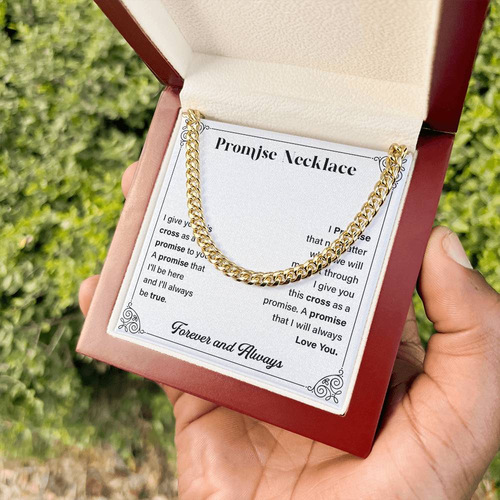 Promise Necklace for Him – Forever And Always.
