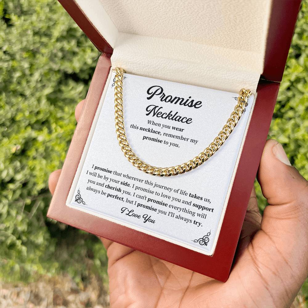 Promise Necklace Gift For Husband