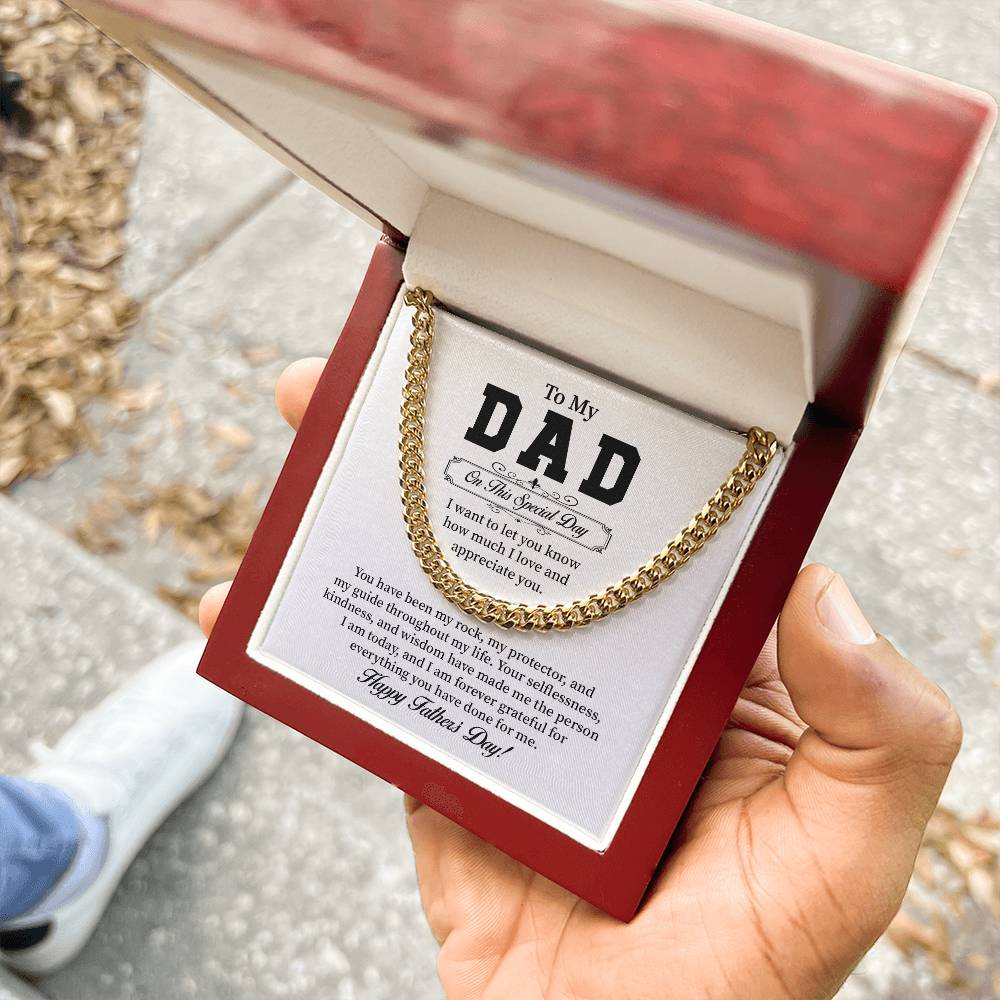 Father’s Day Cuban Chain Gift from Son or Daughter
