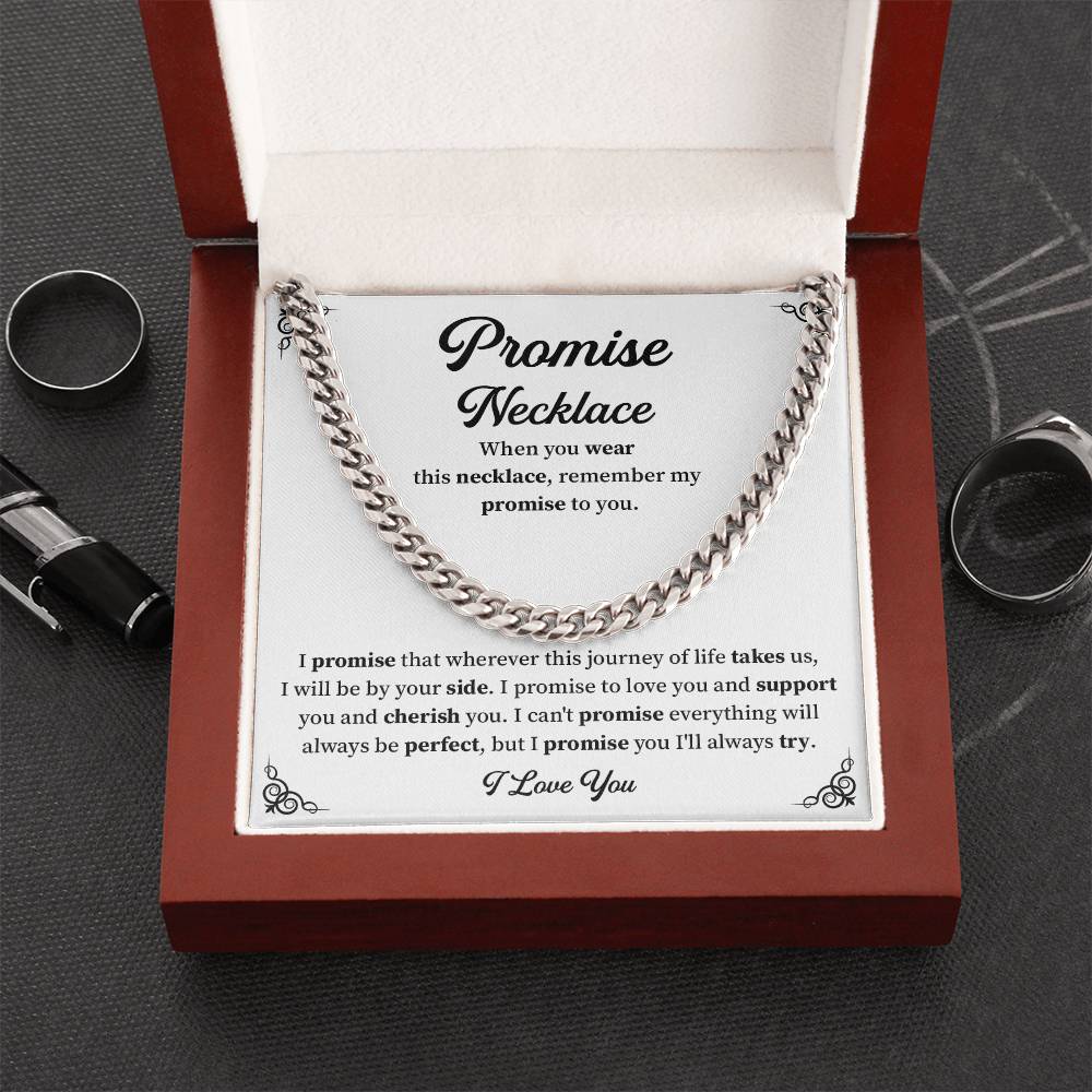 Promise Necklace Gift For Husband