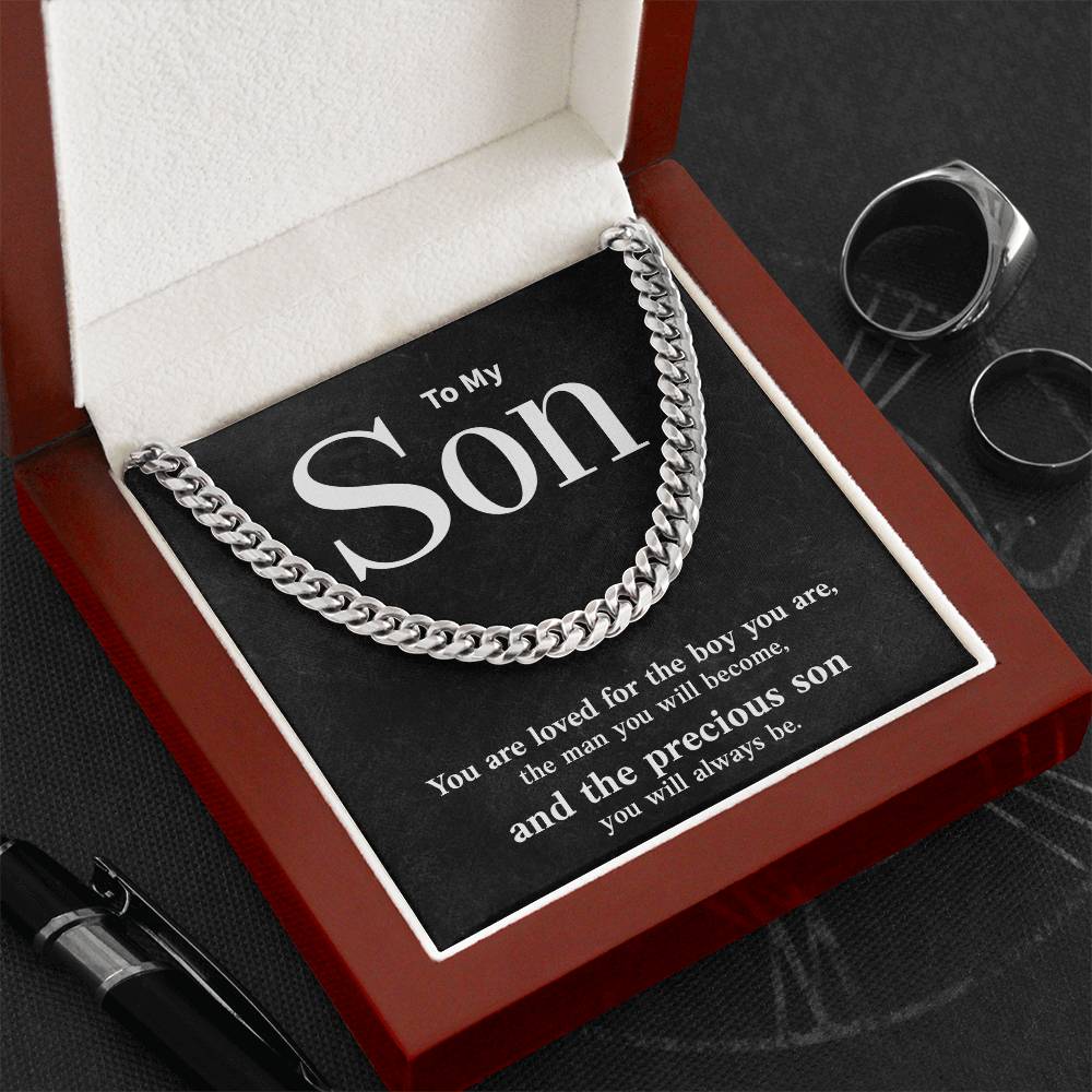 Inspirational Gift for Son From Parents With Message Card