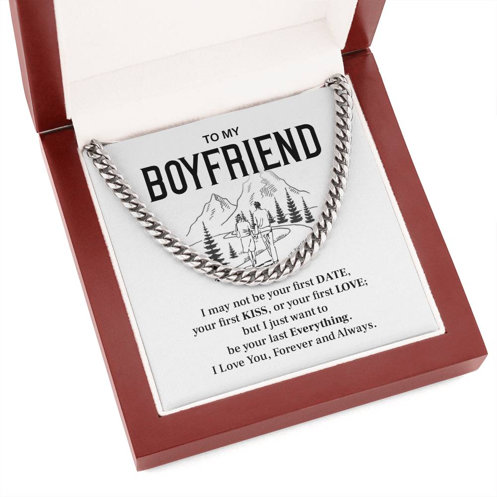 Boyfriend Necklace Gift for Anniversary – with Gift Box