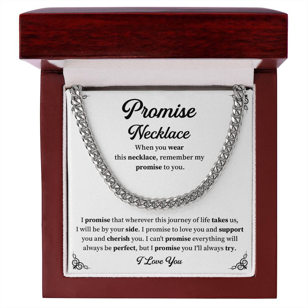 Promise Necklace Gift For Husband