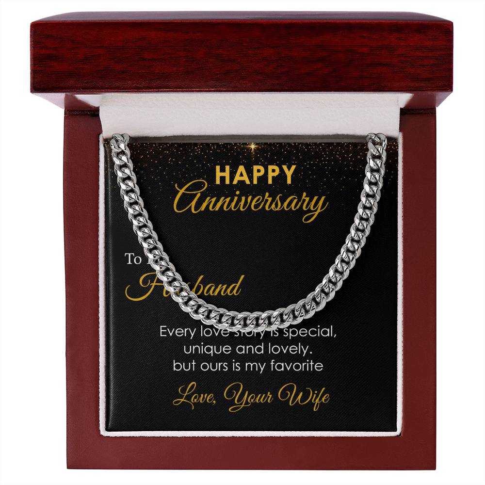 Anniversary Gift for Husband from Wife with Message Card