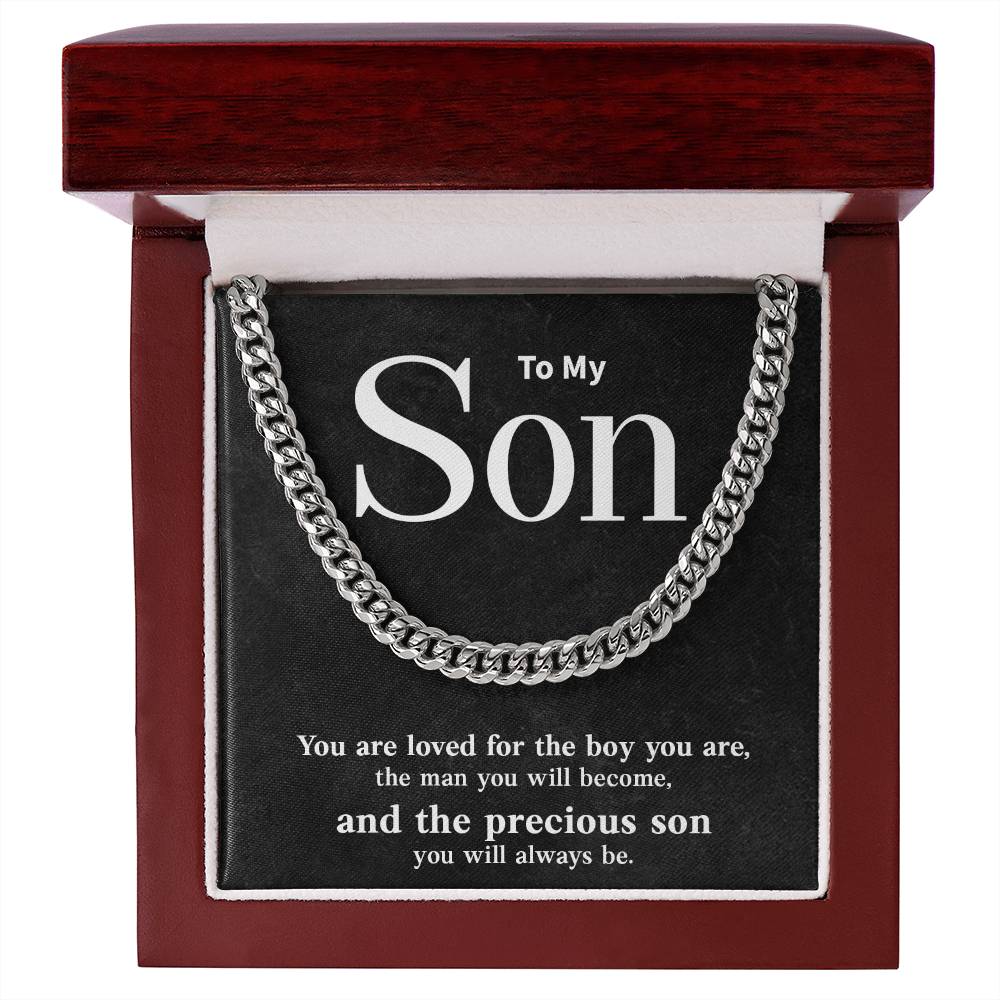 Inspirational Gift for Son From Parents With Message Card